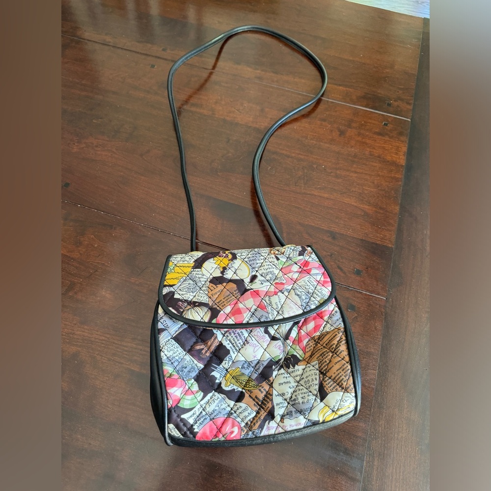Nicole Miller Vintage Recipe Quilted Purse